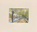 The River Ouse at Lendal Bridge - Natalja Olejnicka ORIGINAL WATERCOLOUR Miniature