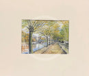 The River Ouse at Lendal Bridge - Natalja Olejnicka ORIGINAL WATERCOLOUR Miniature