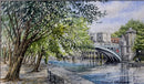 The River Ouse & Lendal Bridge - Natalja Olejnicka ORIGINAL WATERCOLOUR