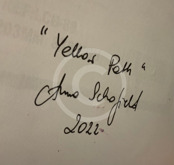 The Yellow Path - ORIGINAL Oil Painting by Anna Schofield