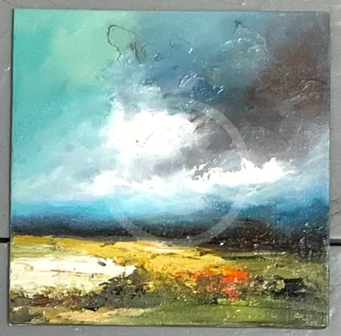 The Yellow Path - ORIGINAL Oil Painting by Anna Schofield