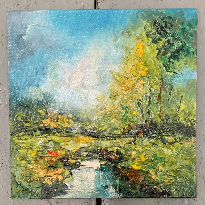 Time With You - ORIGINAL Oil Painting by Anna Schofield