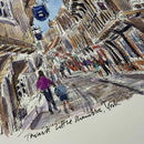 Towards Little Shambles, York, Richard Briggs ORIGINAL WATERCOLOUR
