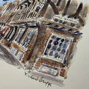 Towards Little Shambles, York, Richard Briggs ORIGINAL WATERCOLOUR