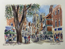 Towards Low Petergate York Richard Briggs Original Watercolour