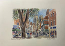 Towards Low Petergate York Richard Briggs Original Watercolour