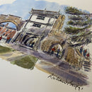 Walmgate  Bar, York, Richard Briggs ORIGINAL WATERCOLOUR
