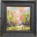 White Water Lilies - ORIGINAL Oil Painting by Anna Schofield