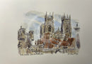 York Minster From Bootham Bar, York, Richard Briggs ORIGINAL WATERCOLOUR