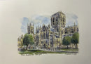 York Minster From Deangate, York, Richard Briggs ORIGINAL WATERCOLOUR