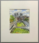 York Minster from the City Walls - Natalja Olejnicka ORIGINAL WATERCOLOUR