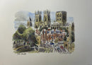 York Minster, Richard Briggs ORIGINAL WATERCOLOUR