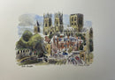 York Minster, Richard Briggs ORIGINAL WATERCOLOUR