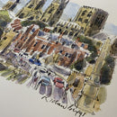 York Minster, Richard Briggs ORIGINAL WATERCOLOUR