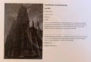 York Minster Study, Pastel ORIGINAL by Joe Gill Certificate