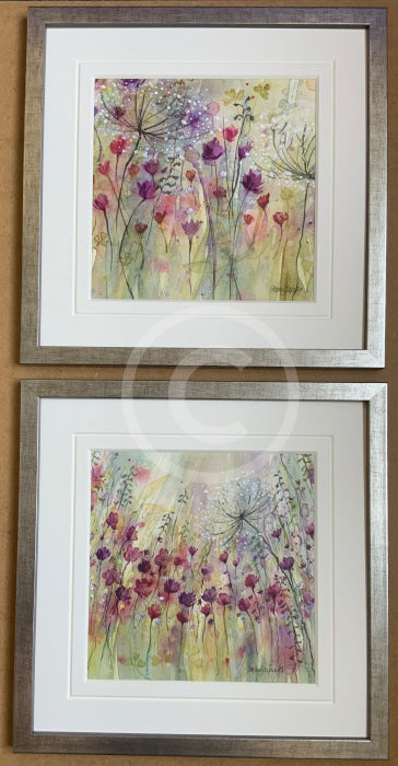 Spring Floral Pods 2 By Catherine Stephenson Mounted Miniature Art Print