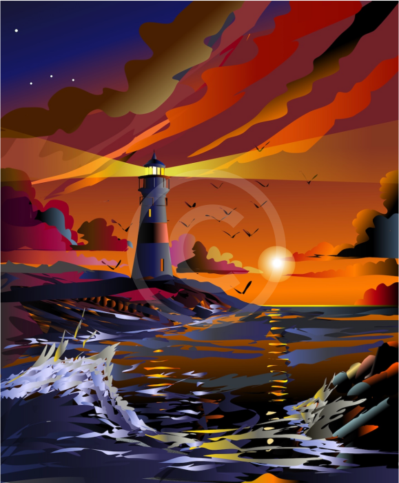 Spurn Lighthouse by Christopher Langley