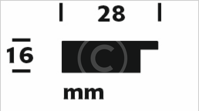 Square Frames: 281 Oak (Band B) PROFILE