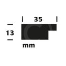 Square Frames: Groove Medium Black (Band B) profile 