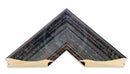 Square Frames: Wide Distressed Black (Band F)