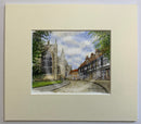 St William’s College & York Minster - Natalja Olejnicka ORIGINAL WATERCOLOUR Miniature
