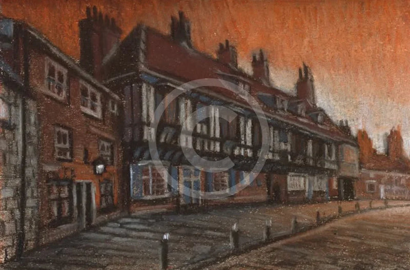 St William's College, York, Pastel ORIGINAL by Joe Gill