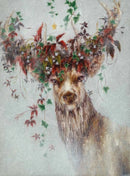 Stag Party, Stag Print by Amanda Stratford