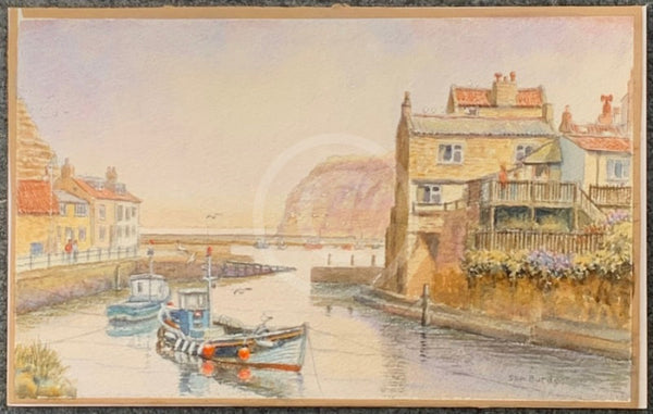 Staithes, Down Beck - Sam Burden ORIGINAL WATERCOLOUR