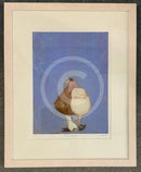 Starry Gazings LIMITED EDITION by Sam Toft Mr &amp; Mrs Mustard, Ernest and Violet, are enjoying the night sky, gazing up at the starry, starry night in a sky of the most amazing blue.