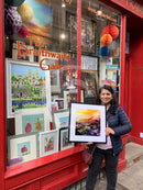 Artist Minu Achrekar at The Braithwaite Gallery