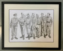 Stupid Boy (Dad's Army) print by Jonathan Roberts framed and mounted 40x50cm
