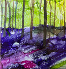 Summer Bluebells by Minu Achrekar - Art Print