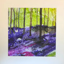 Summer Bluebells by Minu Achrekar - Mounted - Art Print