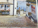 Summer Holiday, Mousehole, Cornwall - Sam Burden ORIGINAL WATERCOLOUR detail