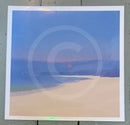 Sunrise Over the Bay by John Miller - photo taken through cello wrap