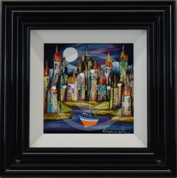 Tangerine Dreams (10x10") ORIGINAL PAINTING by Rozanne Bell