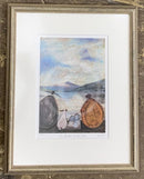 Tea Break at the Lakes by Sam Toft - Framed Limited Edition SECONDARY MARKET