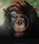 Tears of a Clown, monkey print by Amanda Startford