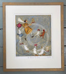 The Afternoon Tea Dance LIMITED EDITION by Sam Toft Framed in 225 Honey