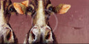 The Coworkers, quirky cow print by Amanda Stratford 