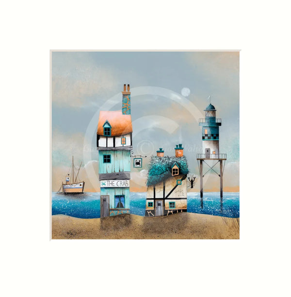 The Crab & Lobster by Gary Walton Limited Edition Print Mounted Limited Edition Print