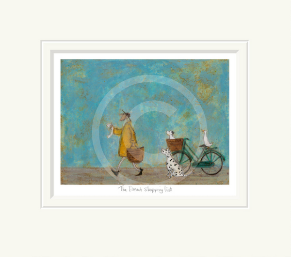 The Donut Shopping List LIMITED EDITION by Sam Toft