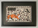 The Fox & The Crow: Aesop's Fables Series - Giclée Print by Anna Cook framed