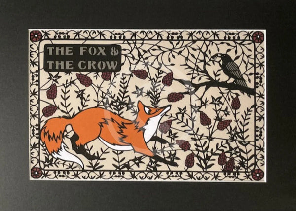 The Fox & The Crow: Aesop's Fables Series - Giclée Print by Anna Cook