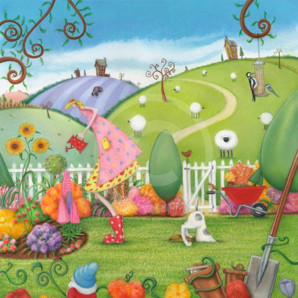 The Gardener’s World Limited Edition Print by Dotty Earl