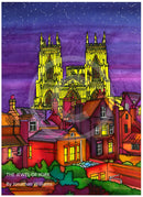 The Jewel of York  ORIGINAL Silk Painting  by Jonathan Williams
