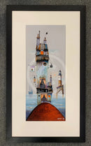 The Jolly Boatman by Gary Walton Limited Edition Print LAST ONE Framed in Black 351 Posters Prints & Visual Artwork