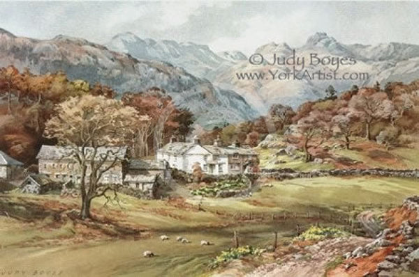 Langdale Pikes by Judy Boyes