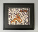 The Lion & The Mouse: Aesop's Fables Series - Giclée Print by Anna Cook framed