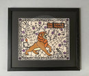 The Lion & The Mouse: Aesop's Fables Series - Giclée Print by Anna Cook framed